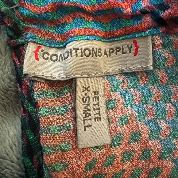 Anthropologie - Condition Apply Mult Color Blouse - Picture 2 of 3